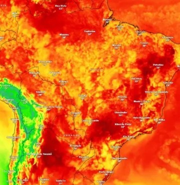 Brasil em Alerta: Calor Persiste e Tempestades Aumentam!