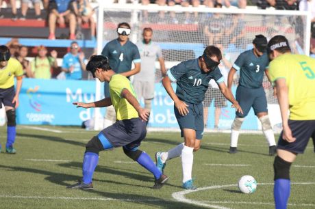 Futebol de cegos: Brasil perde nos pênaltis e é vice na Copa América