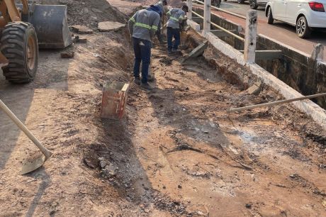 Galeria pluvial da Avenida Moaçara recebe melhorias