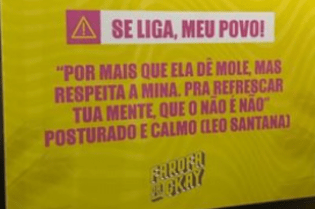 Farofa da Gkay surge com campanha antiassédio após polêmica com Tirulipa