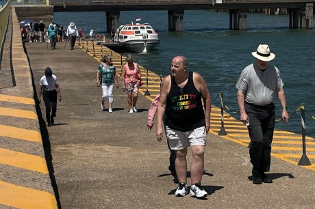 Santarém recebe turistas do maior navio de cruzeiro já aportado no município