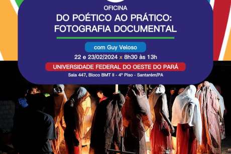 Palestra e oficina com fotógrafo Guy Veloso em Santarém