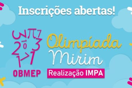 Olimpíada Mirim de Matemática está com inscrições abertas