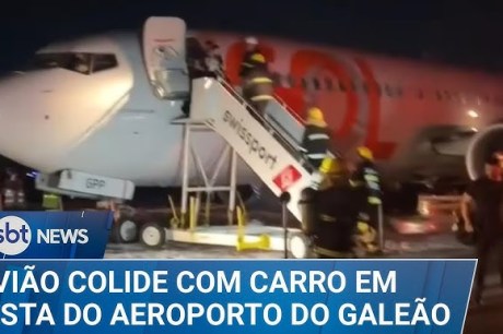 Avião da Gol Colide com Veículo em Decolagem no Rio